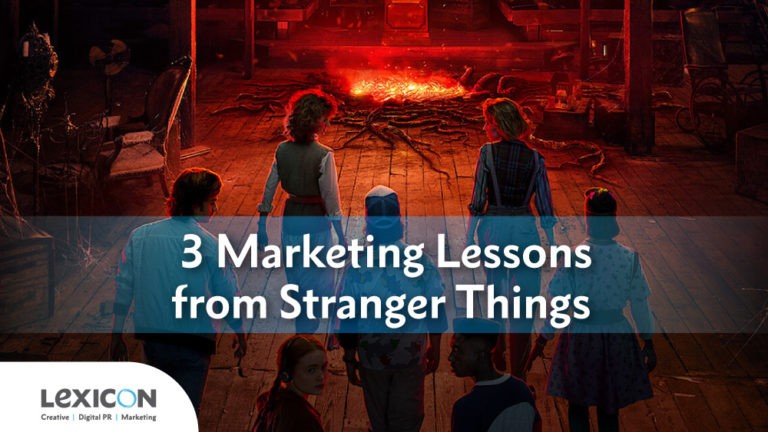 stranger things marketing banner